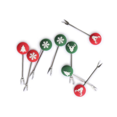 PINCHOS SILUETA NAVIDAD